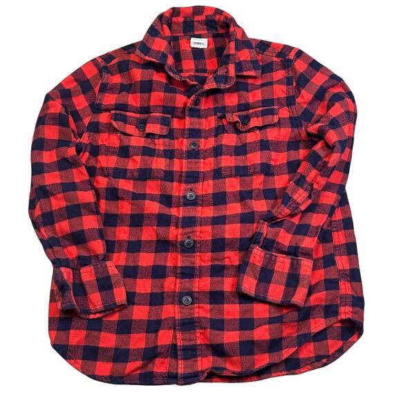 Crewcuts Other - Crewcuts Red/Blue Checkered Plaid Flannel Button down Boys 8
